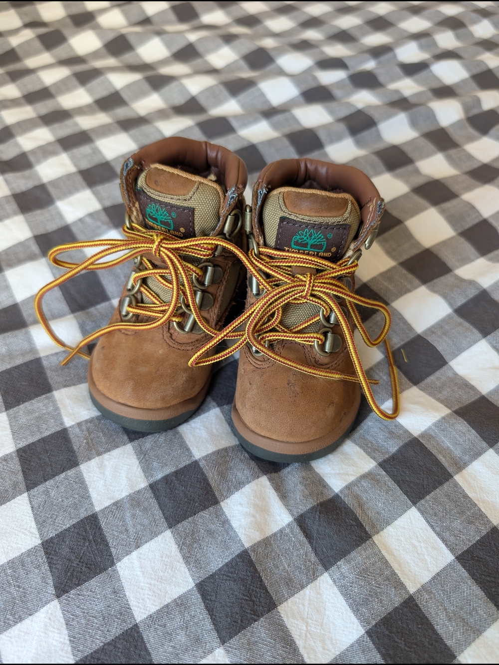 Brown Suede Lace Up Hiking Boots